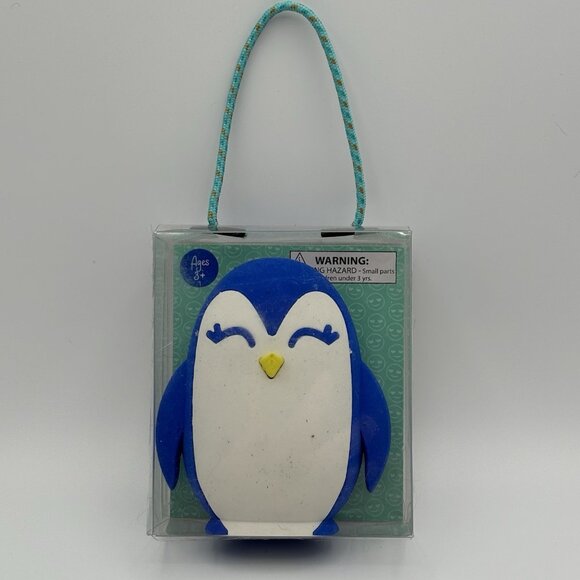Kids Bright Novelty Gifts Other - Penguin Shaped Jumbo Pencil Eraser Blue White Kids School Supplies Party Favors